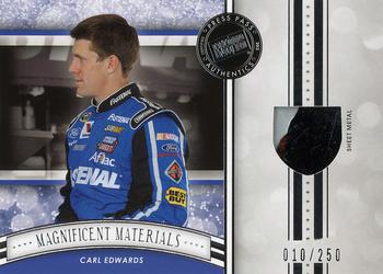 2012 Press Pass Fanfare - Magnificent Materials Silver #MM-CE Carl Edwards Front
