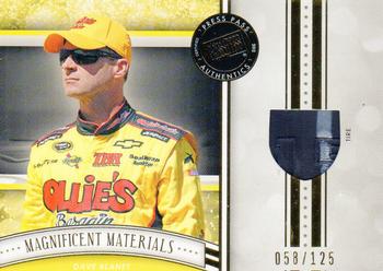 2012 Press Pass Fanfare - Magnificent Materials Gold #MM-DB Dave Blaney Front