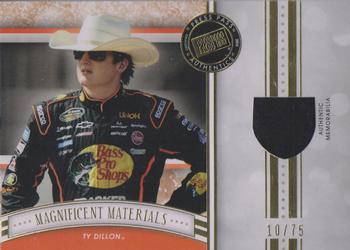2012 Press Pass Fanfare - Magnificent Materials Gold #MM-TD Ty Dillon Front