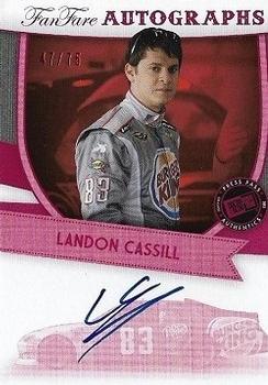 2012 Press Pass Fanfare - Autographs Red #FF-LC Landon Cassill Front