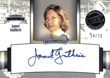 2012 Press Pass Legends - Autographs Silver #LG-JG Janet Guthrie Front