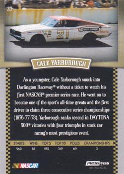2012 Press Pass Legends - Green #37 Cale Yarborough Back