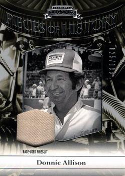 2012 Press Pass Legends - Pieces of History Memorabilia Silver #POH-DA Donnie Allison Front