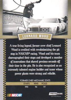 2012 Press Pass Legends - Red #36 Leonard Wood Back