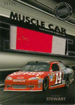 2012 Press Pass Redline - Muscle Car Memorabilia Silver #MC-TS1 Tony Stewart Front