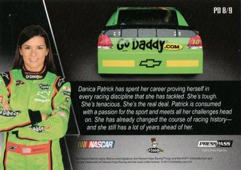 2012 Press Pass Redline - Performance Driven #PD 8 Danica Patrick Back