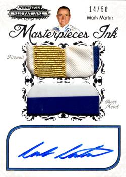 2012 Press Pass Showcase - Masterpieces Ink #MPI-MM Mark Martin Front