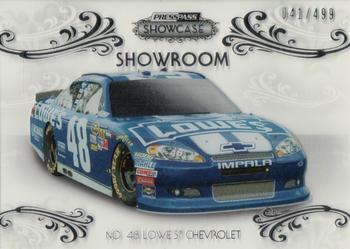 2012 Press Pass Showcase - Showroom #SR 4 No. 48 Lowe's Chevrolet Front