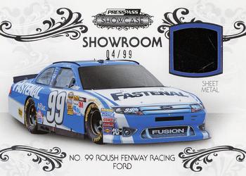 2012 Press Pass Showcase - Showroom Memorabilia #SR-CE No. 99 Roush Fenway Racing Ford Front