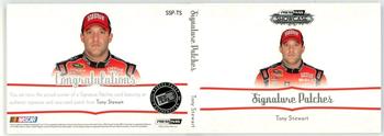 2012 Press Pass Showcase - Signature Patches #SSP-TS Tony Stewart Back