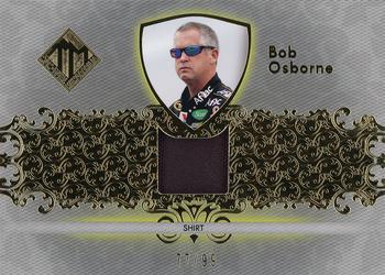 2012 Press Pass Total Memorabilia - Single Swatch Gold #TM-BO Bob Osborne Front