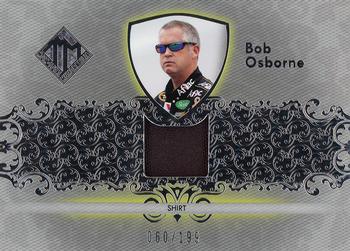 2012 Press Pass Total Memorabilia - Single Swatch Silver #TM-BO Bob Osborne Front