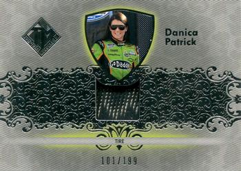 2012 Press Pass Total Memorabilia - Single Swatch Silver #TM-DP Danica Patrick Front
