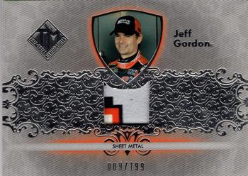 2012 Press Pass Total Memorabilia - Single Swatch Silver #TM-JG1 Jeff Gordon Front