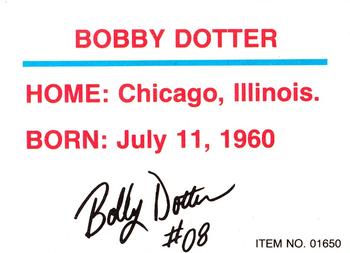 1989-92 Racing Champions Stock Car #01650 Bobby Dotter Back