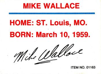 1989-92 Racing Champions Stock Car #01163 Mike Wallace Back