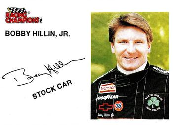 1989-92 Racing Champions Stock Car #01902 Bobby Hillin Jr. Front