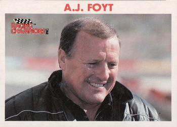 1989-92 Racing Champions Stock Car #01123 A.J. Foyt Front