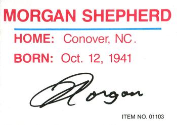 1989-92 Racing Champions Stock Car #01103 Morgan Shepherd Back
