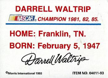 1993 Racing Champions Stock Car #04011-93 Darrell Waltrip Back