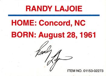 1994 Racing Champions Stock Car #01153-02273 Randy LaJoie Back