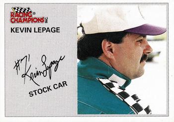 1995 Racing Champions Stock Car #01153-03778 Kevin Lepage Front