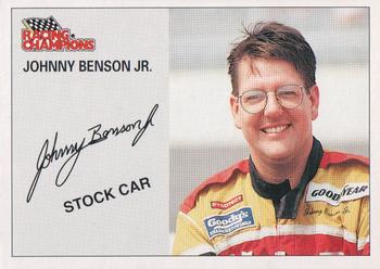 1995 Racing Champions Stock Car #01153-03757 Johnny Benson Jr. Front