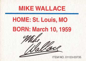 1995 Racing Champions Stock Car #01153-03735 Mike Wallace Back