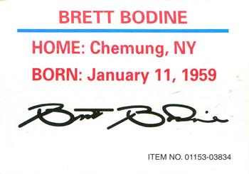 1996 Racing Champions Stock Car #01153-03834 Brett Bodine Back