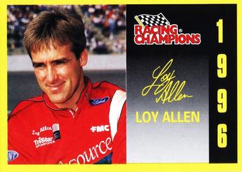 1996 Racing Champions Stock Car #01153-03914 Loy Allen Front