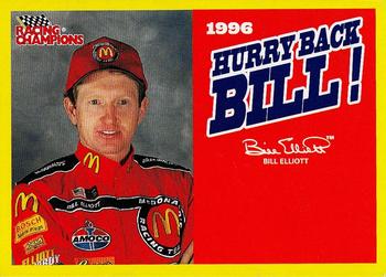 1996 Racing Champions Stock Car #01153-03918 Bill Elliott Front