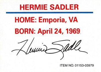 1997 Racing Champions Stock Car #01153-03979 Hermie Sadler Back