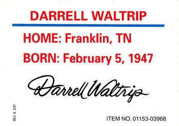 1997 Racing Champions Stock Car #01153-03968 Darrell Waltrip Back