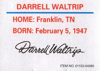 1997 Racing Champions Stock Car #01153-04080 Darrell Waltrip Back