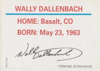 1998 Racing Champions NASCAR #01153-04123 Wally Dallenbach Back