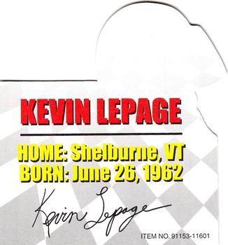 1999 Racing Champions #91153-11601 Kevin Lepage Back