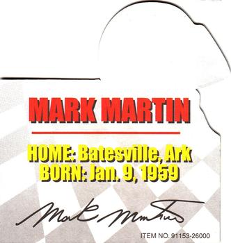 1999 Racing Champions #91153-26000 Mark Martin Back