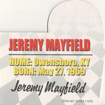 1999 Racing Champions #91153-11200 Jeremy Mayfield Back
