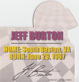 1999 Racing Champions #91153-19902 Jeff Burton Back