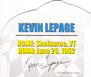 1999 Racing Champions #91153-11600 Kevin Lepage Back