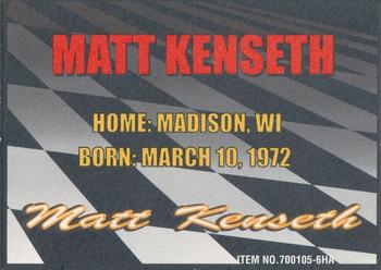 2000 Racing Champions #700105-6HA Matt Kenseth Back