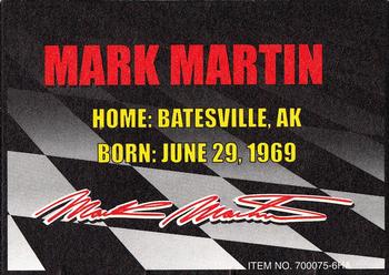 2000 Racing Champions #700075-6HA Mark Martin Back