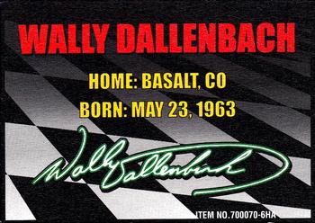 2000 Racing Champions #700070-6HA Wally Dallenbach Back