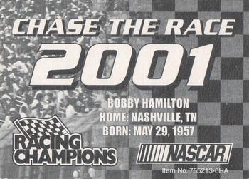 2001 Racing Champions #755213-6HA Bobby Hamilton Back