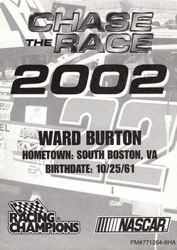 2002 Racing Champions #771264-6HA Ward Burton Back