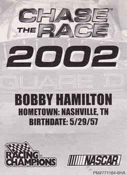 2002 Racing Champions #771164-6HA Bobby Hamilton Back