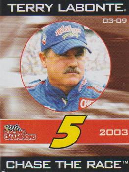 2003 Racing Champions #03-09 Terry Labonte Front