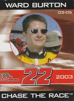 2003 Racing Champions #03-05 Ward Burton Front