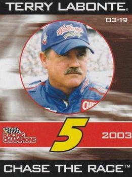 2003 Racing Champions #03-19 Terry Labonte Front