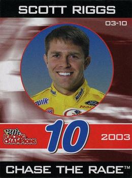 2003 Racing Champions #03-10 Scott Riggs Front